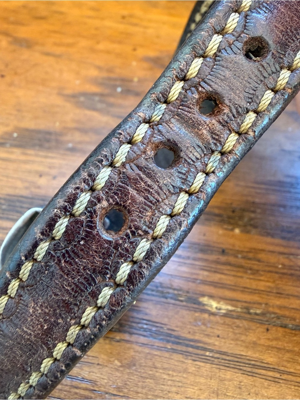SAAD Turquoise Sterling Leather Belt Watch - Picture 7 of 9